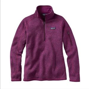 Patagonia fleece half zip up